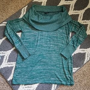 Beautiful green cowl neck sweater